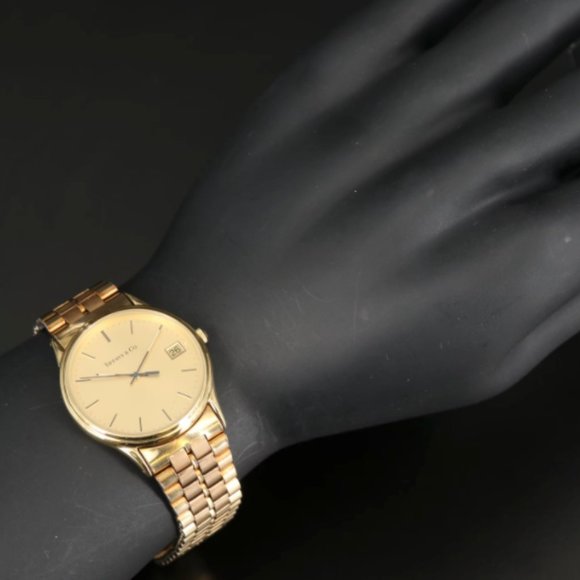 Tiffany & Co Gold Plated Wristwatch with Date main image 8